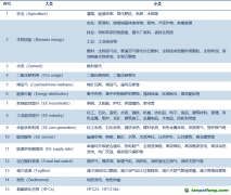 CDM項(xiàng)目分類(lèi)